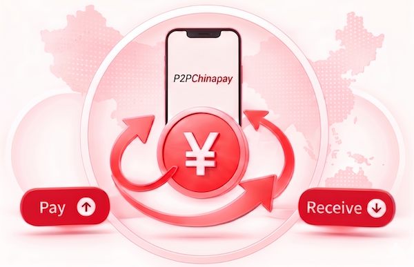 人民币 P2P 收付示意